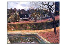 The square pond Obraz Paul Gauguin zs17250