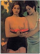 Two tahitian women Obraz Paul Gauguin zs17262