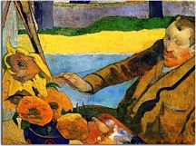 Van Gogh Painting Sunflowers Obraz Paul Gauguin zs17266