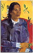 Obraz Paul Gauguin Woman with a Flower zs17281