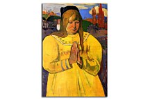 Young Christian Girl Obraz Paul Gauguin zs17288