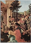Botticelli obraz - Adoration of the kings zs17304