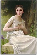 William-Adolphe Bouguereau -  Reflexion zs17310 - obraz