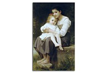 William-Adolphe Bouguereau - Big Sister zs17334 - obraz