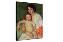 Nude Baby on Mother`s Lap Obraz zs17612