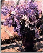 Lilacs in a Window Mary Cassatt Obraz zs17631