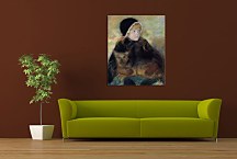 Elsie Cassatt Holding a Big Dog  Mary Cassatt Obraz zs17639