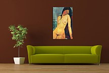 Seated female nude Obraz Modigliani zs17659
