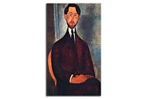 Portrait of Leopold Zborowski Obraz Modigliani  zs17688
