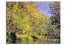 Obraz Monet  Bend in the River Epte zs17694