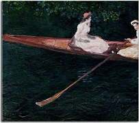 Boating on the River Epte Reprodukcia Claude Monet zs17708