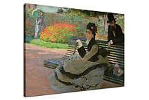 Camille Monet on a Garden Bench - Obraz zs17718