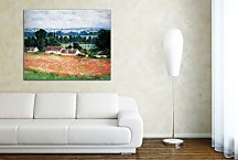 Poppy Field at Giverny Obraz Monet  zs17724