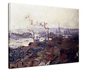 Reprodukcia Claude Monet - General View Of Rouen From St.Catherines Bank zs17731