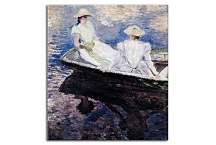 Reprodukcia Claude Monet - Young Girls in a Row Boat zs17732