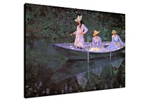 Obraz Claude Monet - In the Norvegienne Boat at Giverny zs17744