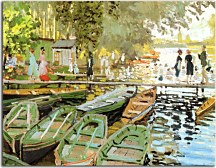 Bathers at La Grenouillere Obraz Claude Monet - zs17756