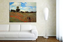 Wild Poppies, near Argenteuil Obraz Claude Monet - zs17757