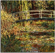 The Japanese Bridge, Symphony in Rose Obraz Claude Monet - zs17758