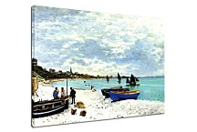 The Beach at Sainte-Adresse Obraz Claude Monet - zs17768