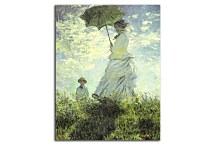 Obraz Claude Monet - The Promenade, Woman with a Parasol zs17770