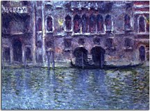 Palazzo da Mula at Venice Obraz Claude Monet - zs17771