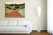 Poppy Field in a Hollow near Giverny Obraz Claude Monet - zs17782