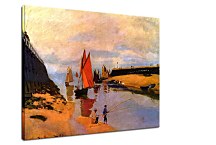 Obraz Monet - Entrance to the Port of Trouville zs17783