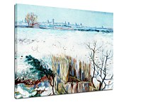 Reprodukcia Van Gogh - Snow Effect with Setting Sun - zs17804
