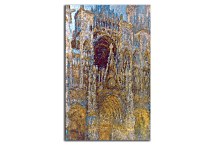 Rouen Cathedral, West Facade, Sunlight Reprodukcia Monet - zs17821