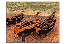 Reprodukcia Monet - Three Fishing Boats zs17849