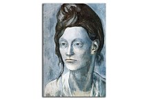 Pablo Picasso  Reprodukcia - Woman with her hair in a small bun zs17900