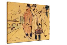 Obraz - Pablo Picasso and Sebastia Junyer-Vidal arrives to Paris zs17919