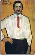 Reprodukcia Picasso Portrait of Petrus Manach zs17956