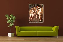 Rafael Santi obraz - Adam and Eve, from the 'Stanza della Segnatura' zs17989