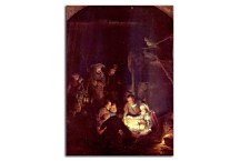 The Adoration of the Shepherds - Reprodukcia Rembrandt - zs18021