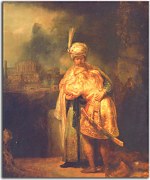 David and Jonathan - Reprodukcia Rembrandt - zs18038