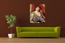 Woman with a Fan Obraz Renoir zs18091
