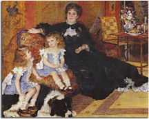 Madame Georges Charpentier and her Children Reprodukcia Renoir zs18095