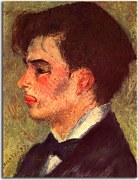 Portrait of Georges Riviere Reprodukcia Renoir zs18116