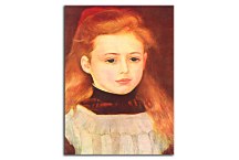 Little Girl in a White Apron Reprodukcia Renoir zs18120