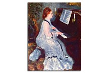Young Woman at the Piano Obraz Renoir zs18142