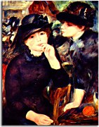Two girls in black Obraz Renoir  zs18145