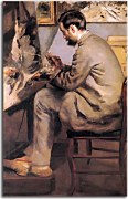 Frederic Bazille Painting The Heron Obraz  Renoir zs18147