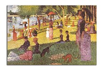 Georges Seurat Obraz - Sketch with Many Figures for Sunday Afternoon on Grande Jatte zs18164