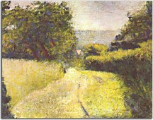 Reprodukcia Georges Seurat - The Hollow Way zs18172