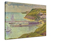 Harbour at Port-en-Bessin at High Tide - Georges Seurat Obraz zs18174