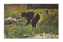 Georges Seurat Obraz - Farmer to work zs18176