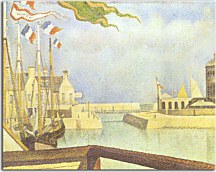 Georges Seurat Obraz - Sunday at Port-en-Bessin zs18178