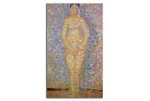 Georges Seurat Obraz - Poseur standing, front view, study for "Les poseuses" zs18179